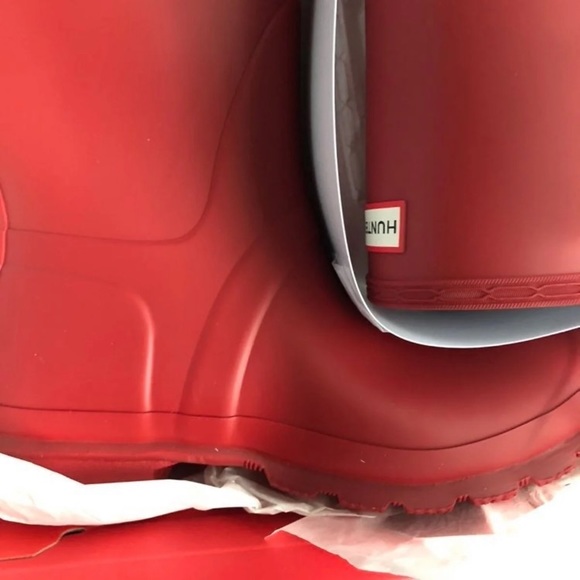 ❣️SOLD❣️Hunter Original Tall Red Rain Boots NIB - Picture 5 of 9
